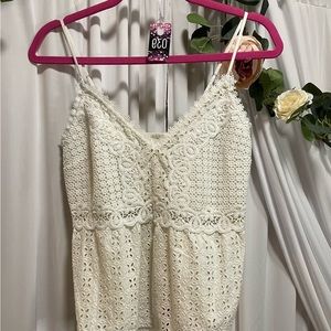 39 - Abercrombie - Top - White - M